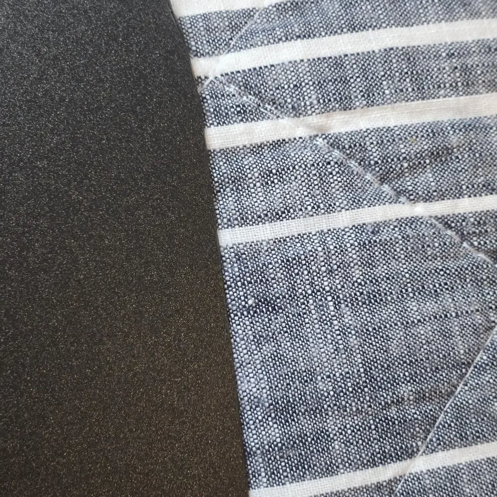 BROOKS BROTHERS Nantucket Stripe Quilt Set WHITE NAVY Blue QUEEN FULL Shams NWT